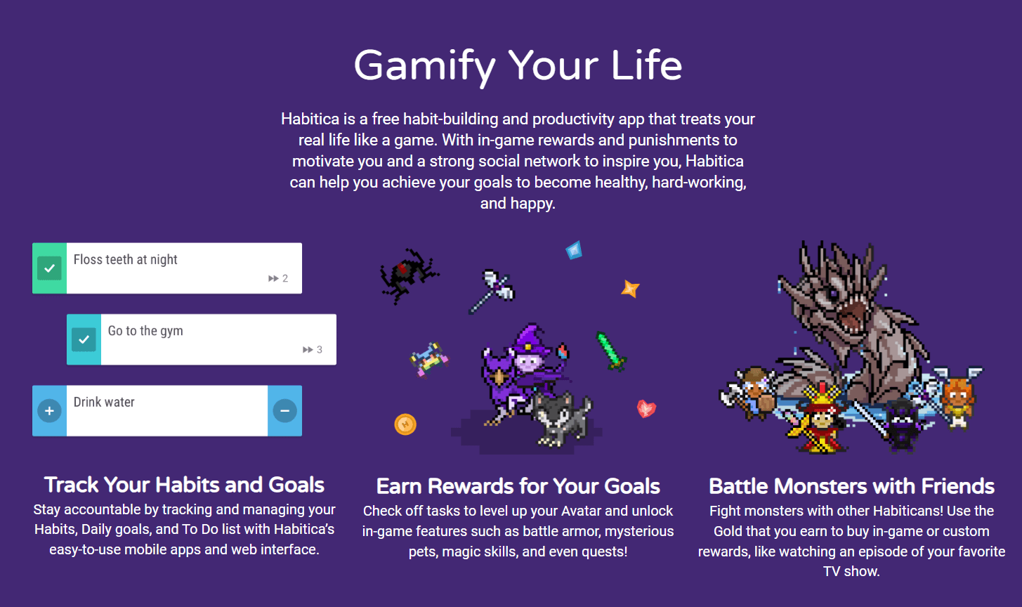 Develop good habits and battle your demons with Habitica 