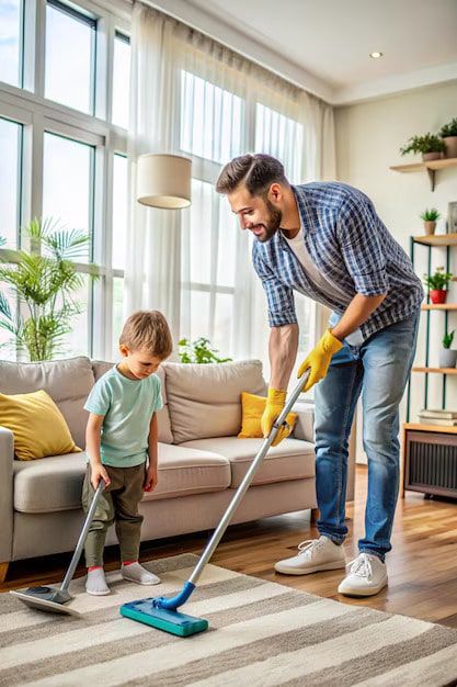 Families that clean together, stay together!